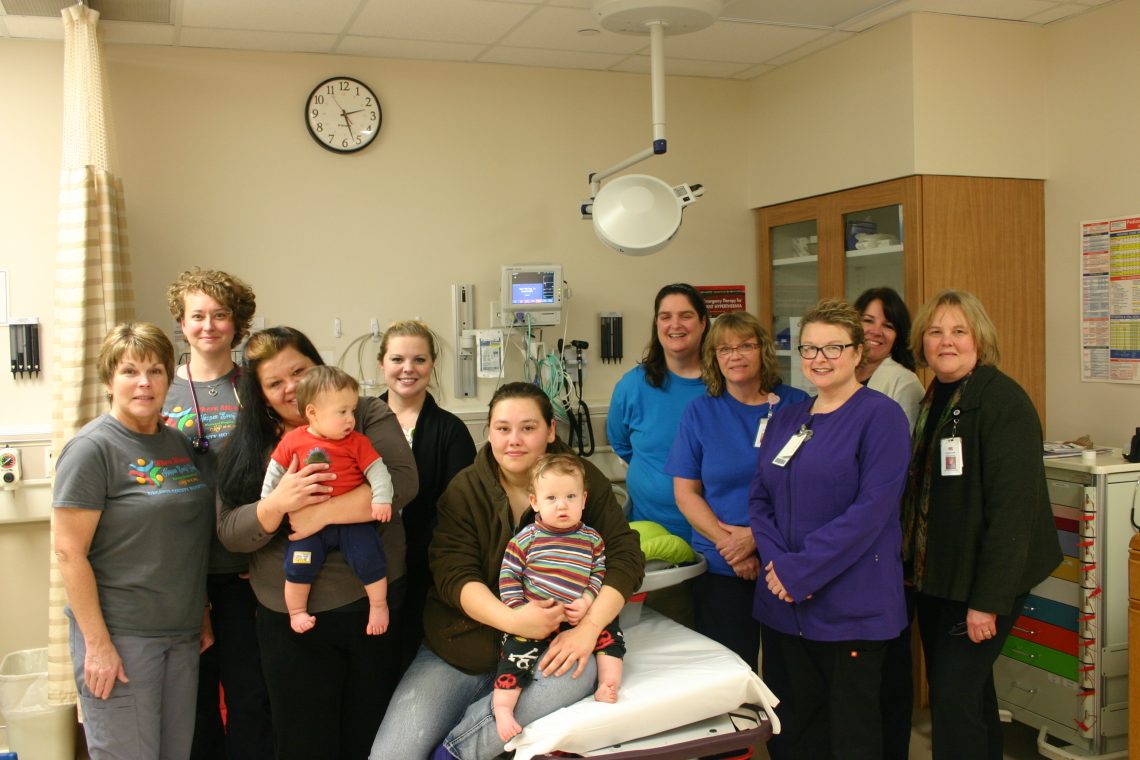 twins with decatur county hospital staff