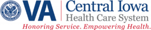 VA Central Iowa Health Care System Logo. Tagline: Honoring services, empowering health.