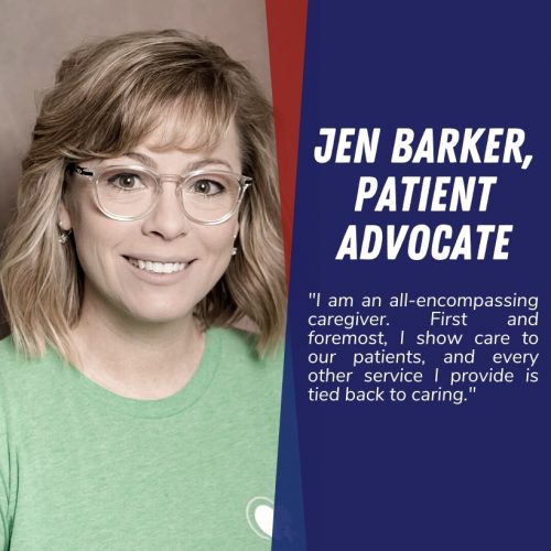 A photo shows Jen Bark, Patient Advocate at Decatur County Hospital A photo shows Jen Bark, Patient Advocate at Decatur County Hospital